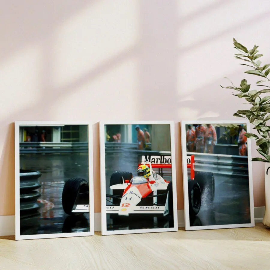 Mural Tríptico Ayrton Senna