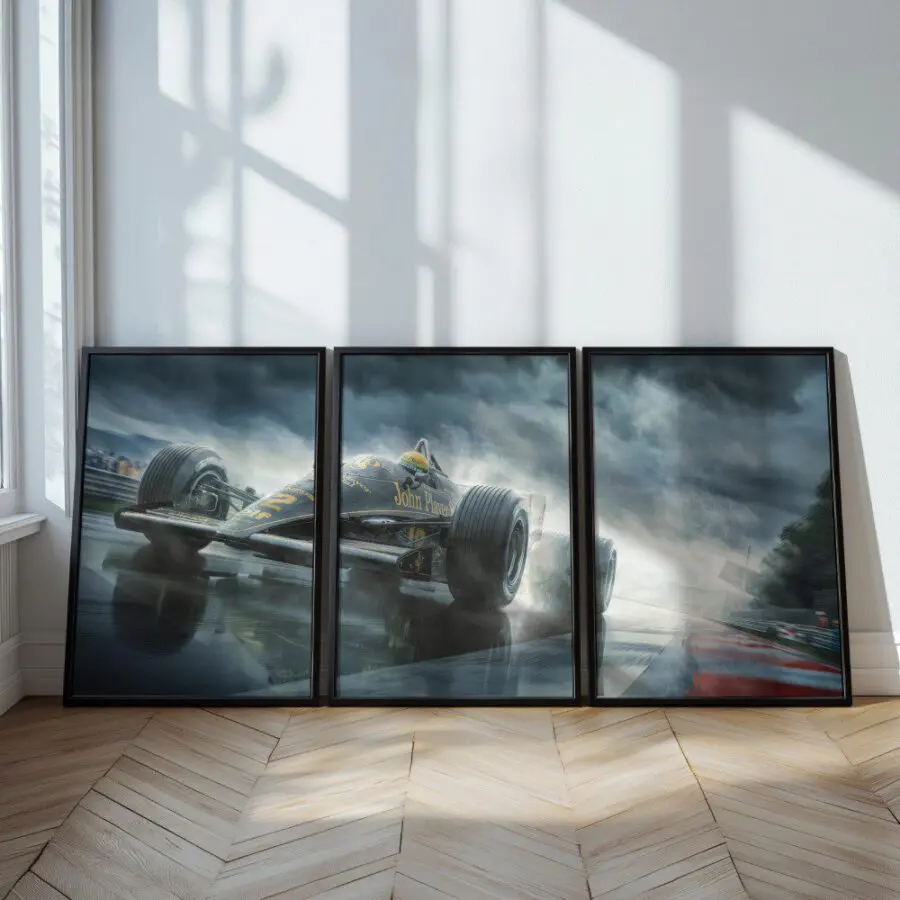 Mural Tríptico Ayrton Senna