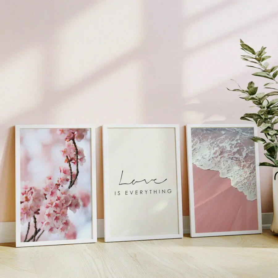 Mural Tríptico Love is Everything