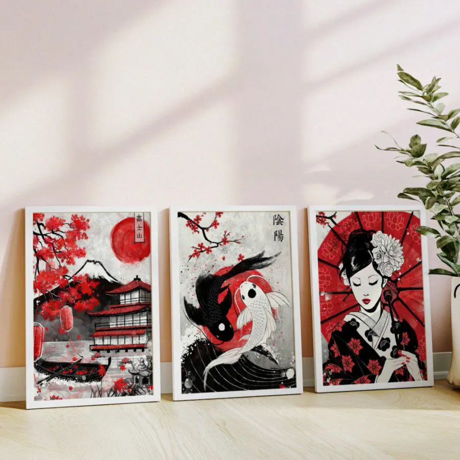 Mural Tríptico Japón