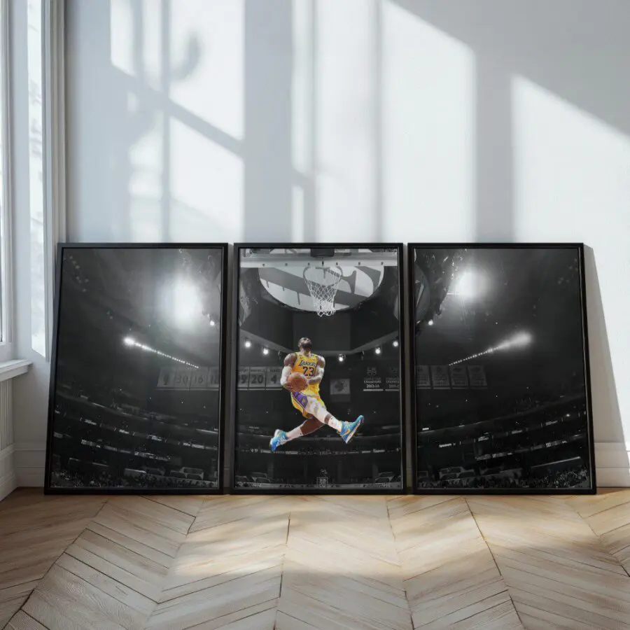 Mural Tríptico LeBron James