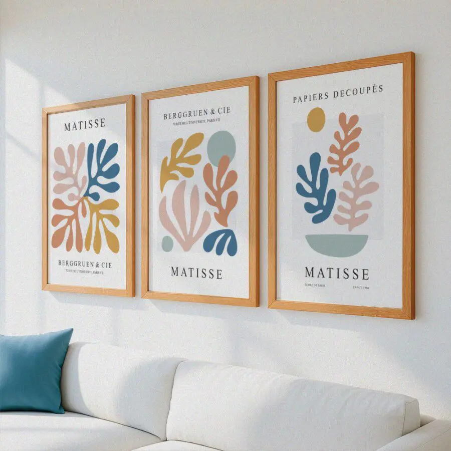 Mural Tríptico Matisse