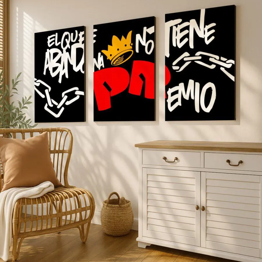 Mural Tríptico Patricio Rey y sus Redonditos de Ricota