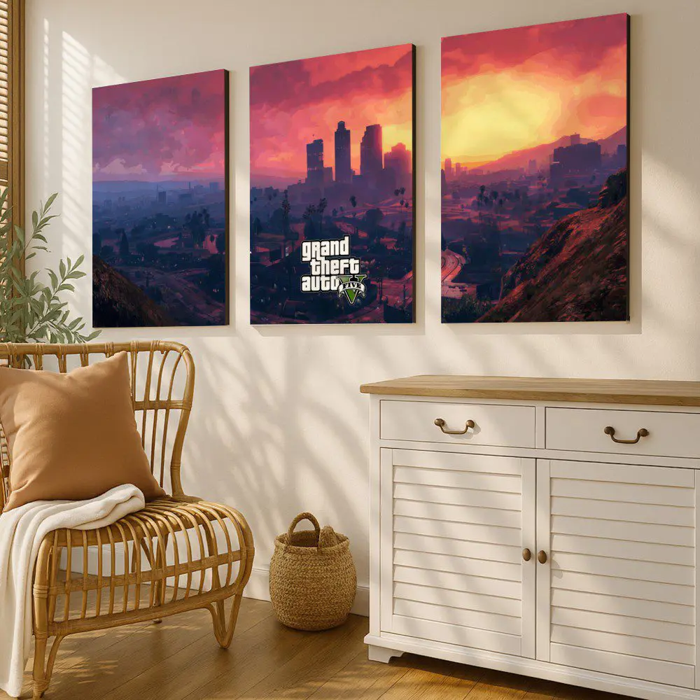 Mural Tríptico GTA V - Los Santos - Imagen 4