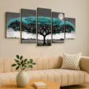 Árbol rojo - Celeste