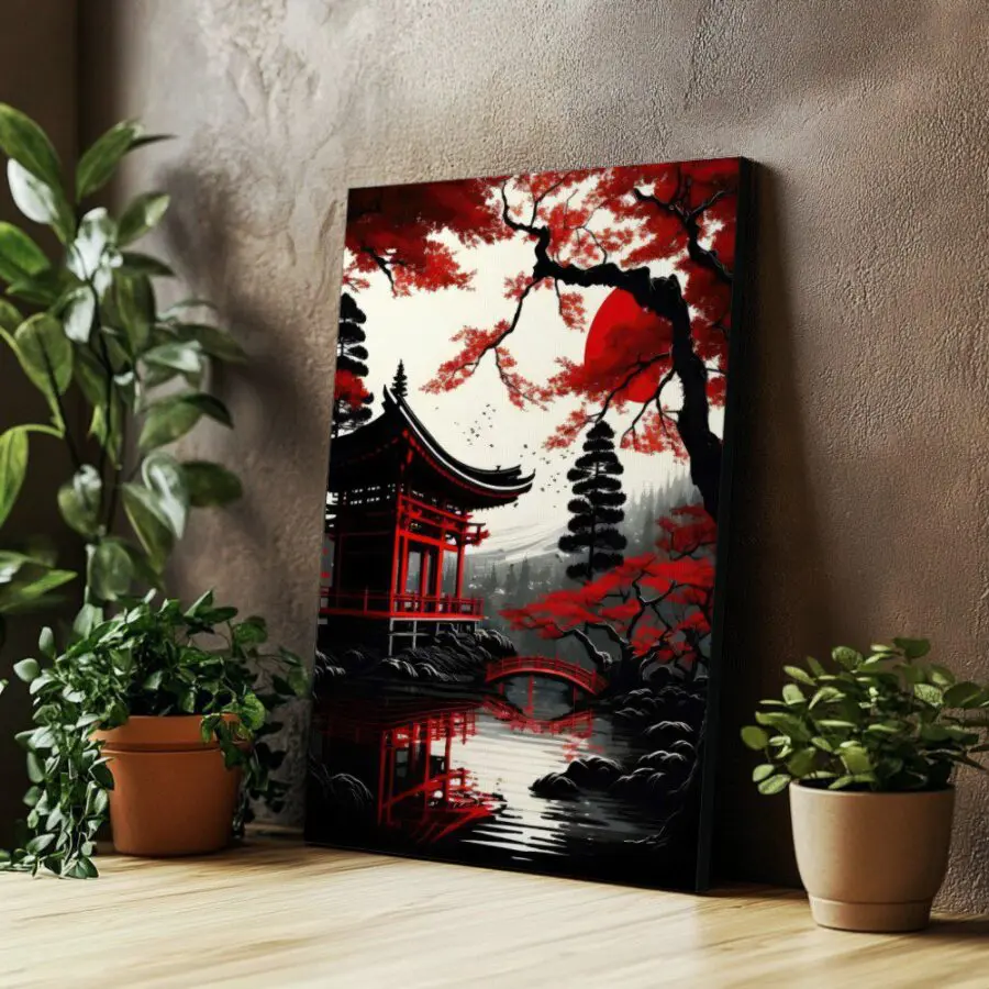 Cuadro de Jardin Cerezo