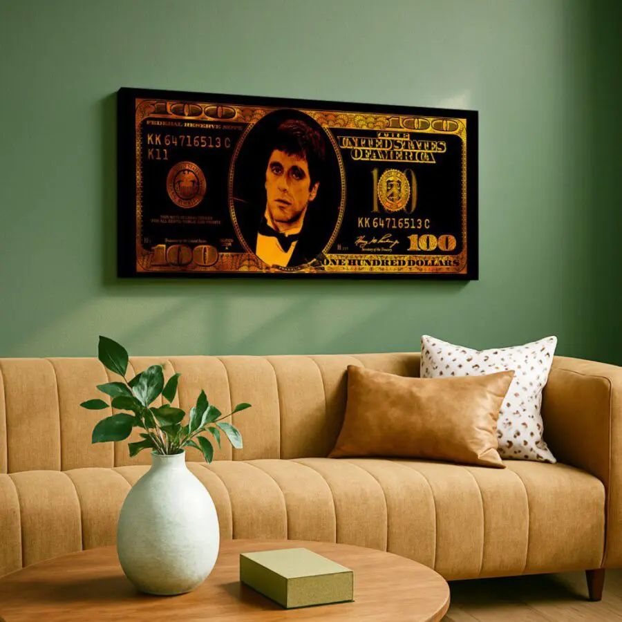 Mural Golden Tony Montana