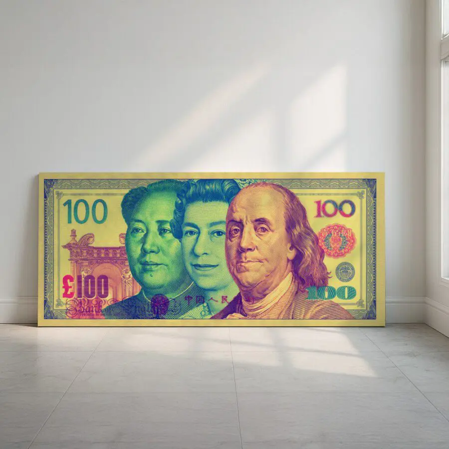 Mural Popurrí de Billetes