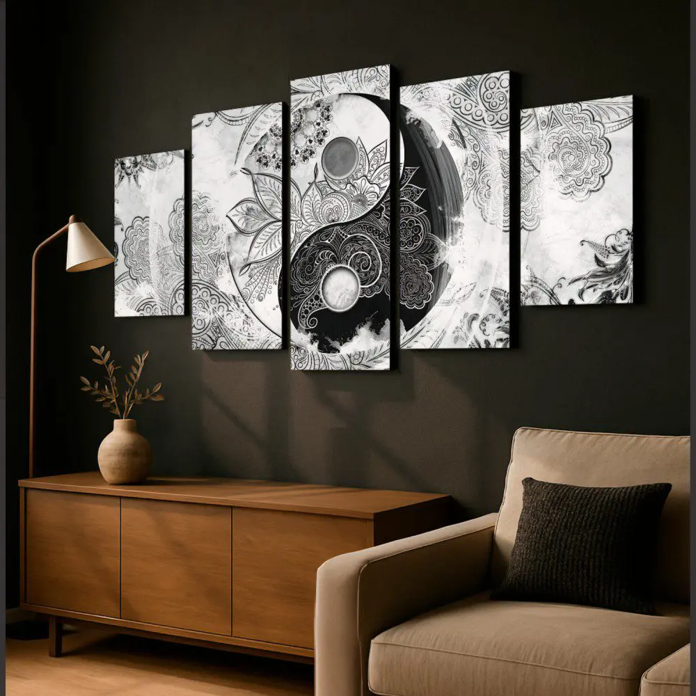 Mural cinco piezas personalizado - Imagen 6