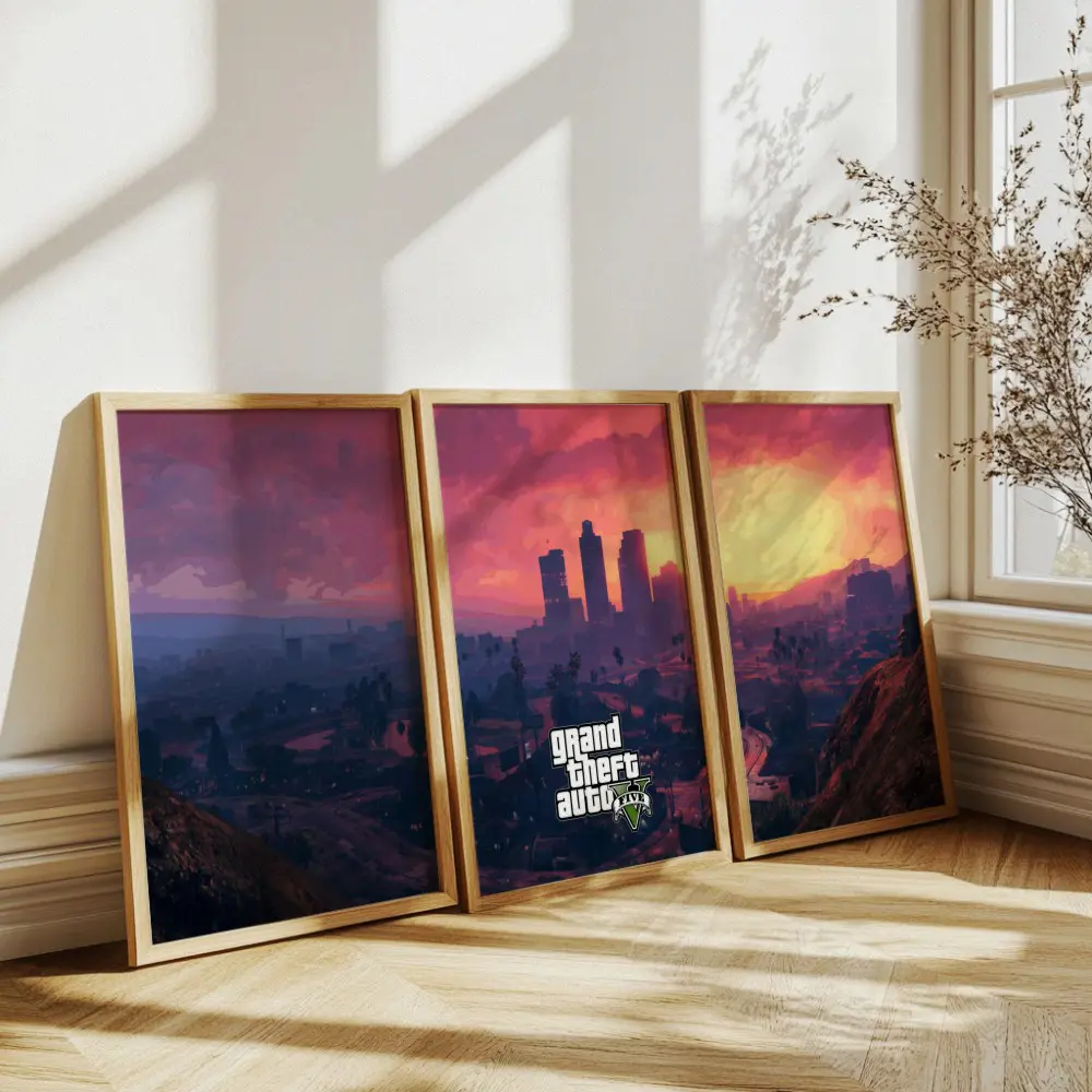 Mural Tríptico GTA V - Los Santos - Imagen 3