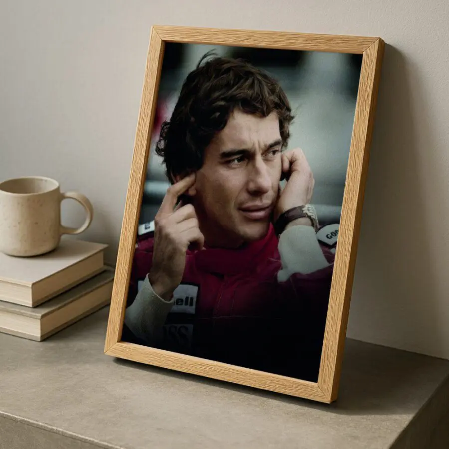 Cuadro de Ayrton Senna