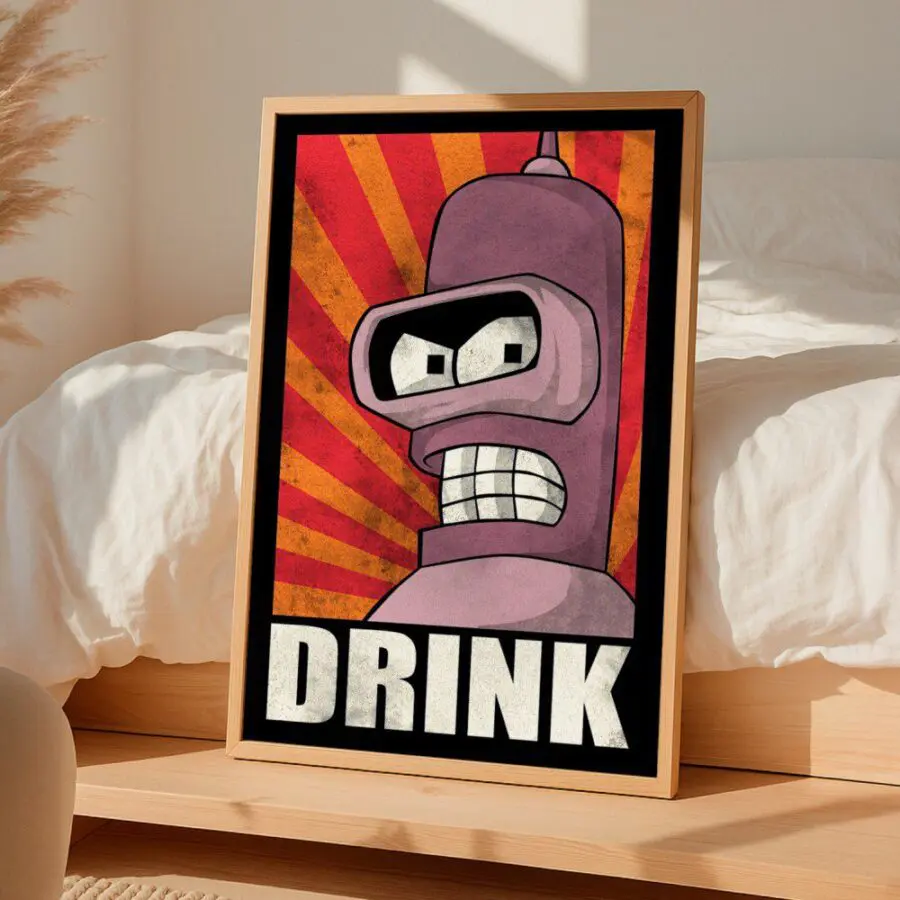 Cuadro de Bender - Futurama