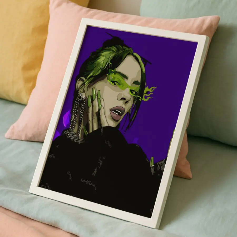 Cuadro de Billie Eilish
