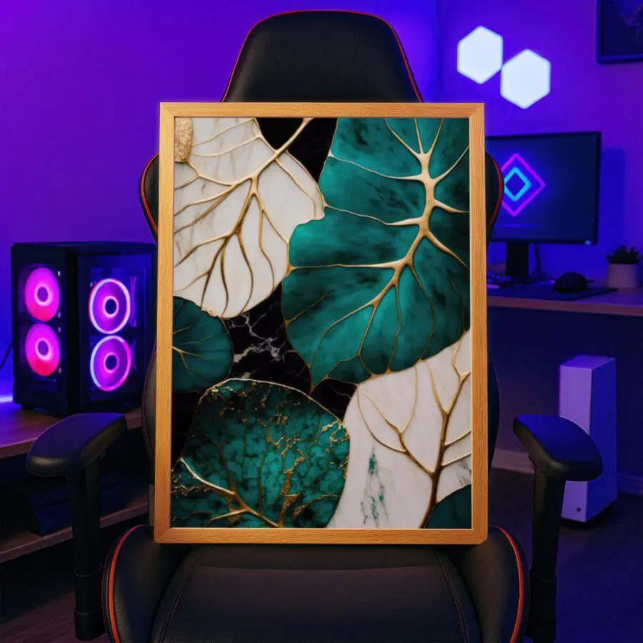 Cuadro Botánico Abstracto