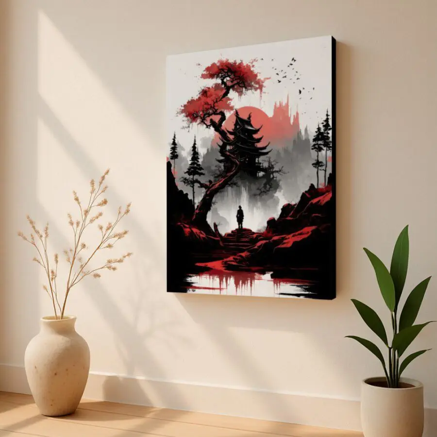 Cuadro de Castillo Japonés