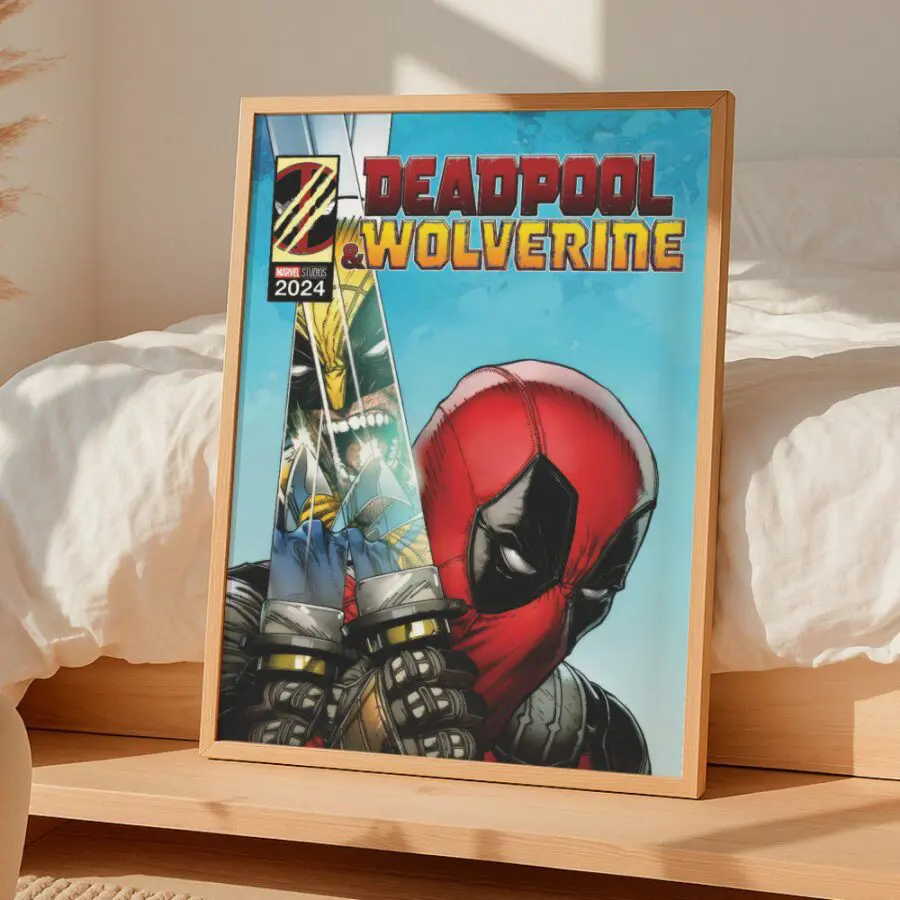 Cuadro de Deadpool y Wolverine Comic