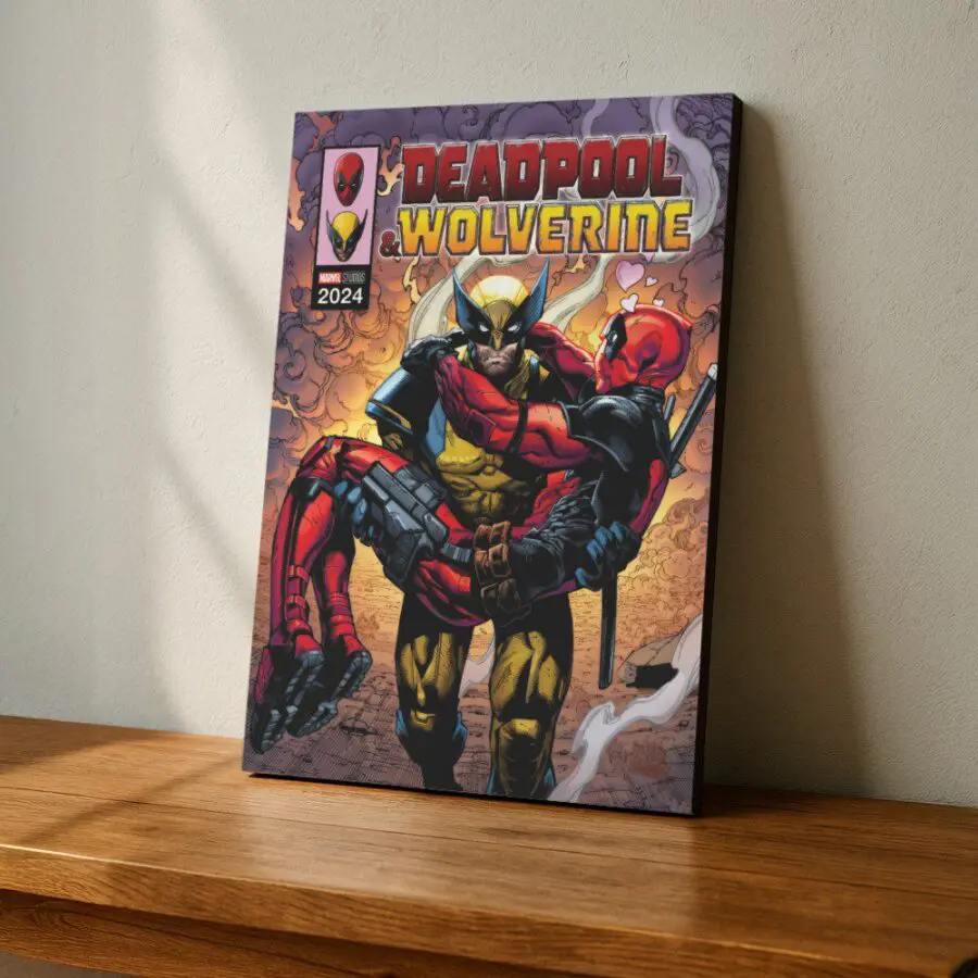 Cuadro de Deadpool y Wolverine Comic