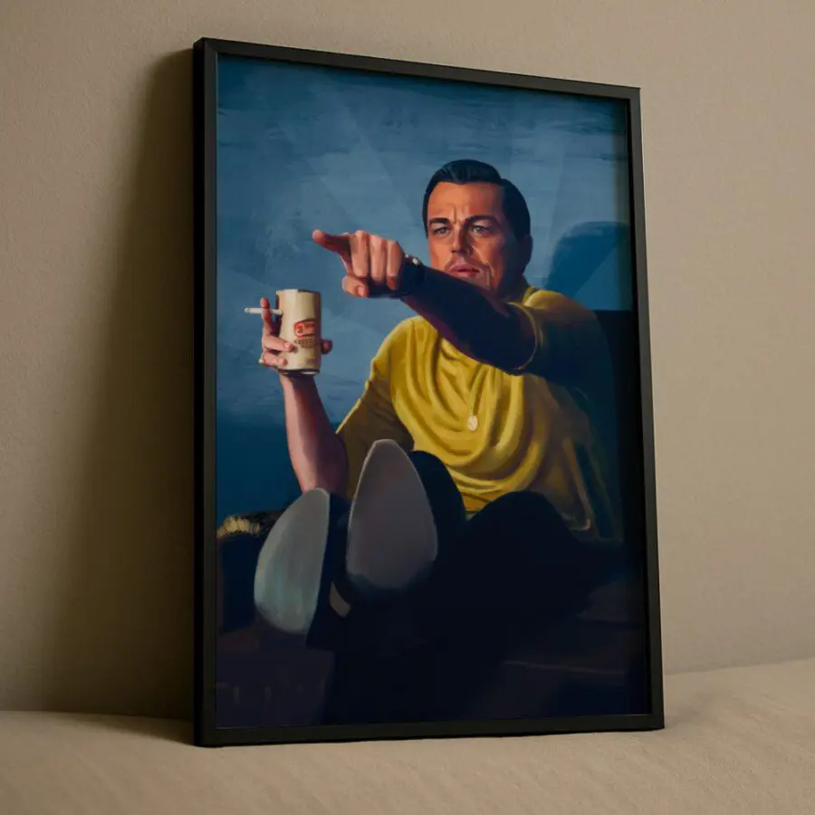 Cuadro de Leo DiCaprio Meme