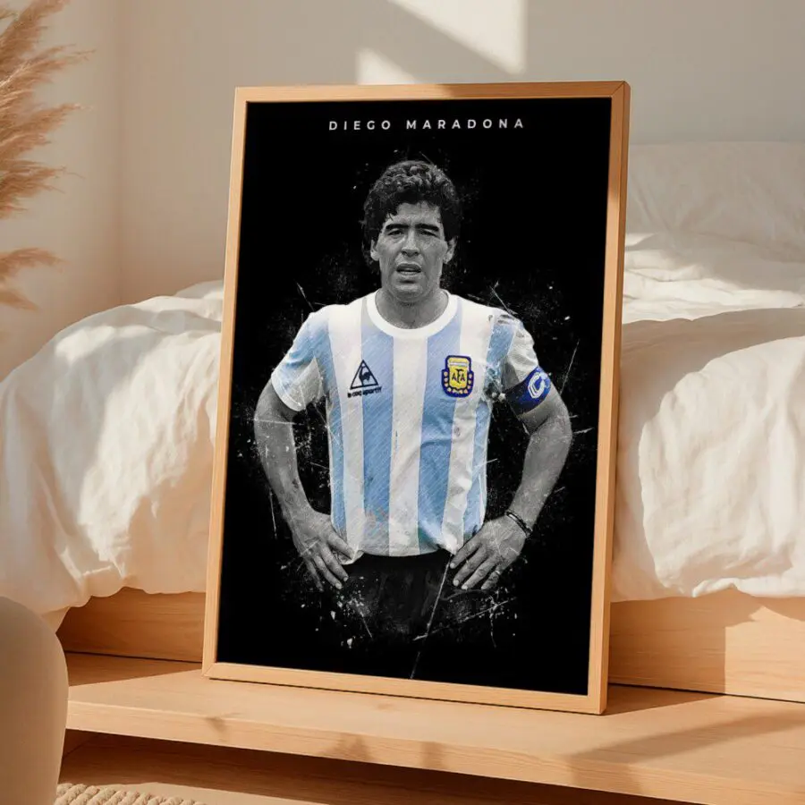 Cuadro de Diego Maradona