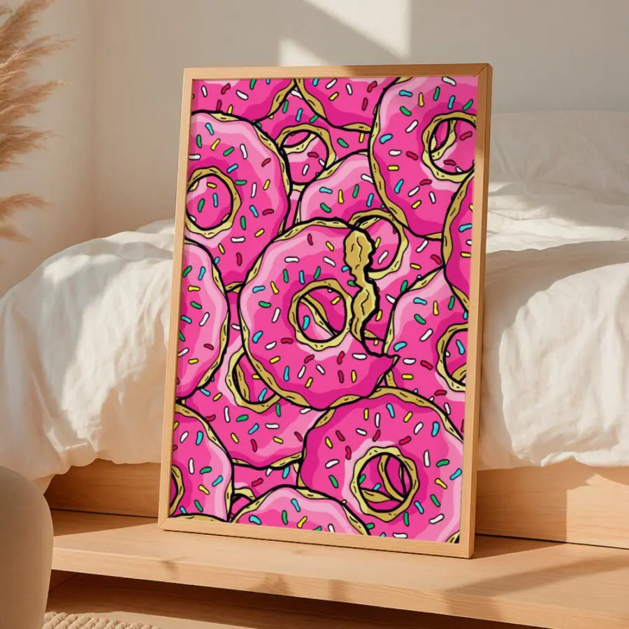 Cuadro de Dona - Los Simpson