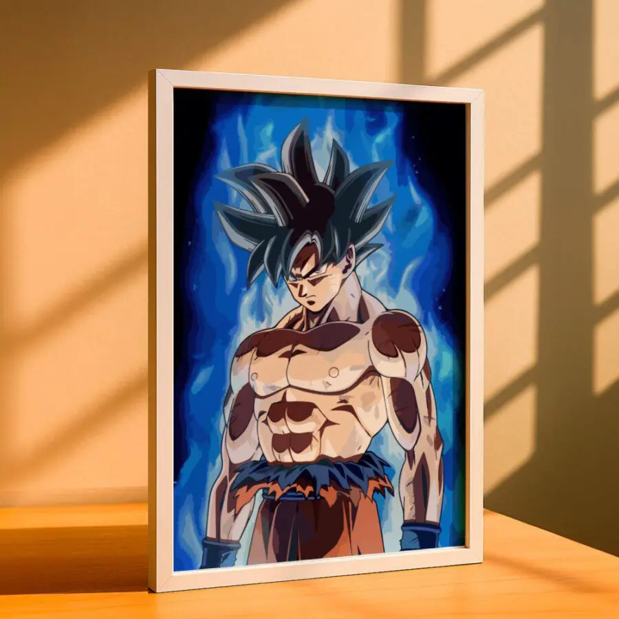 Cuadro de Goku ultra instinto - Dragon Ball