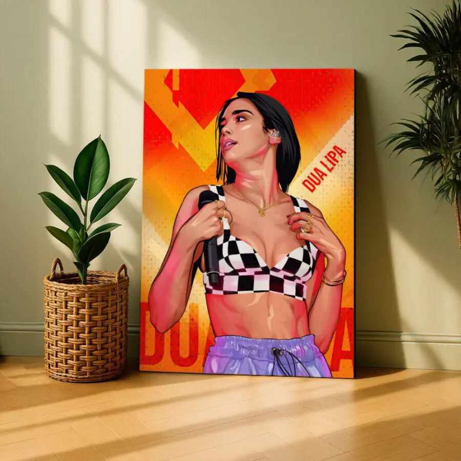 Cuadro de Dua Lipa
