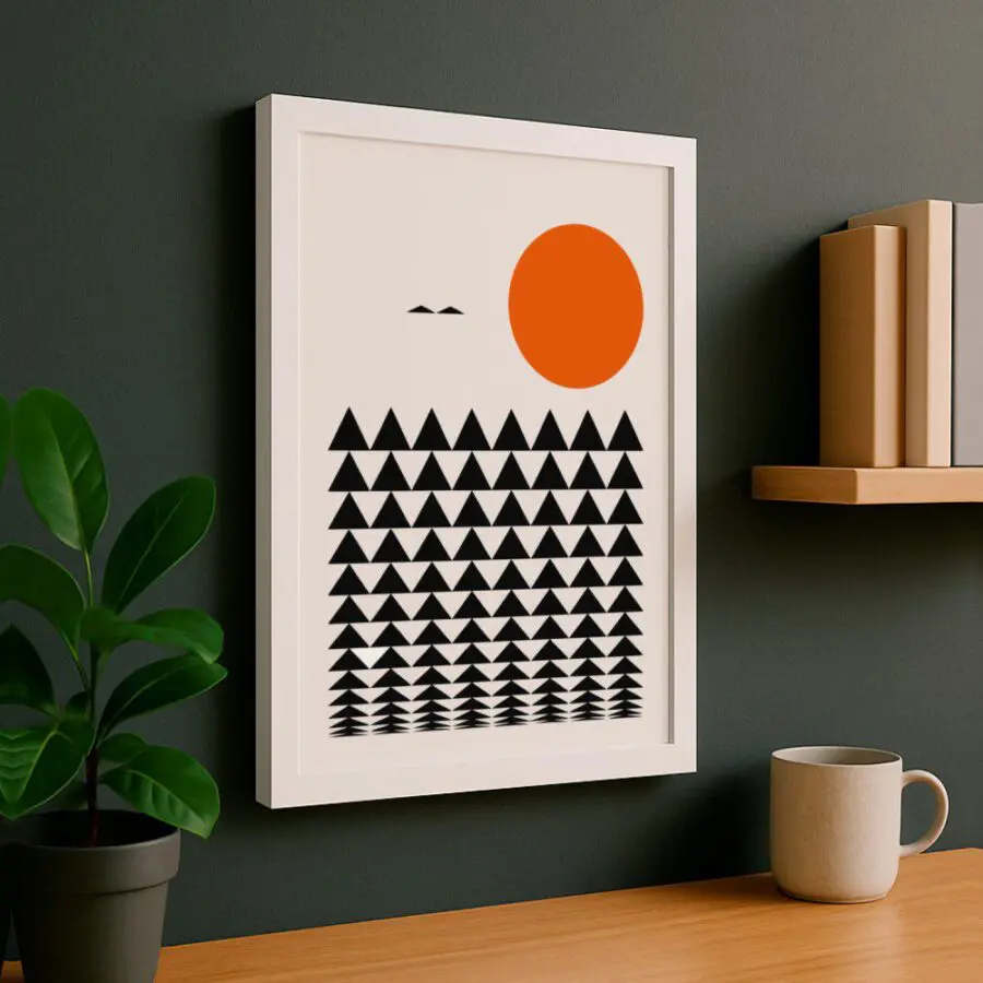 Cuadro de Geometric Sun