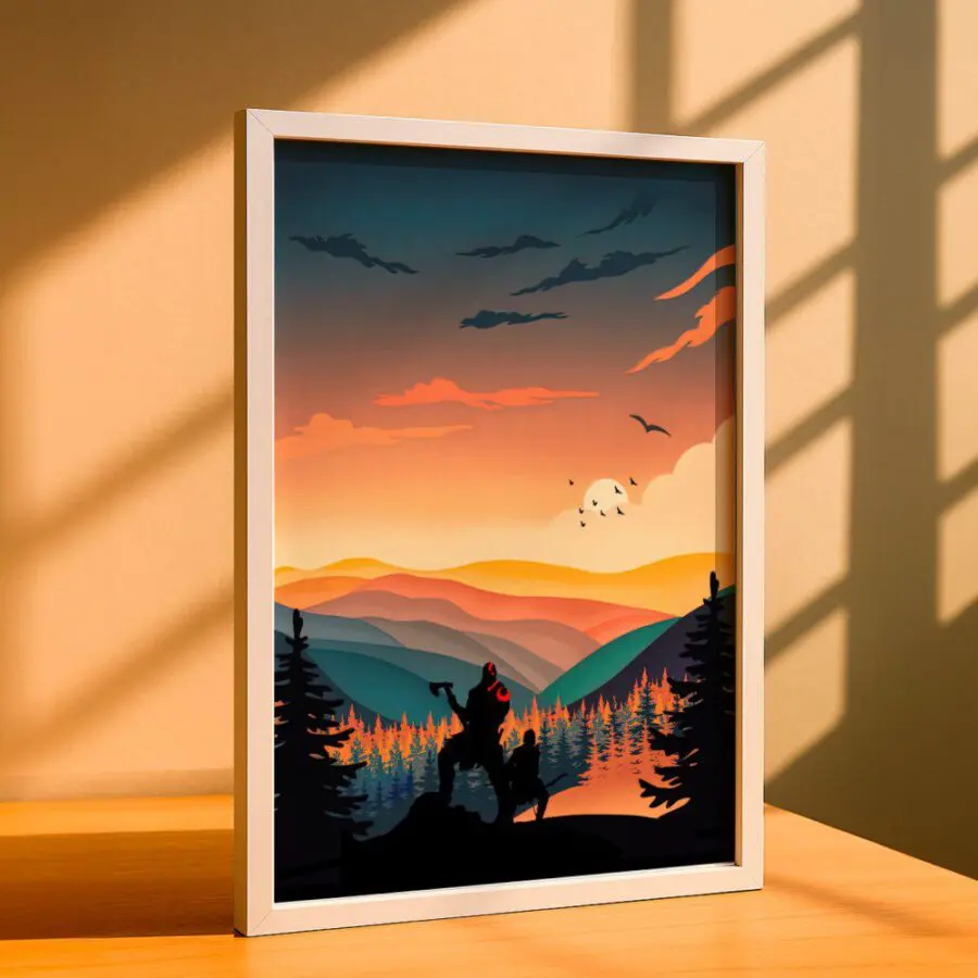 Cuadro de God of War