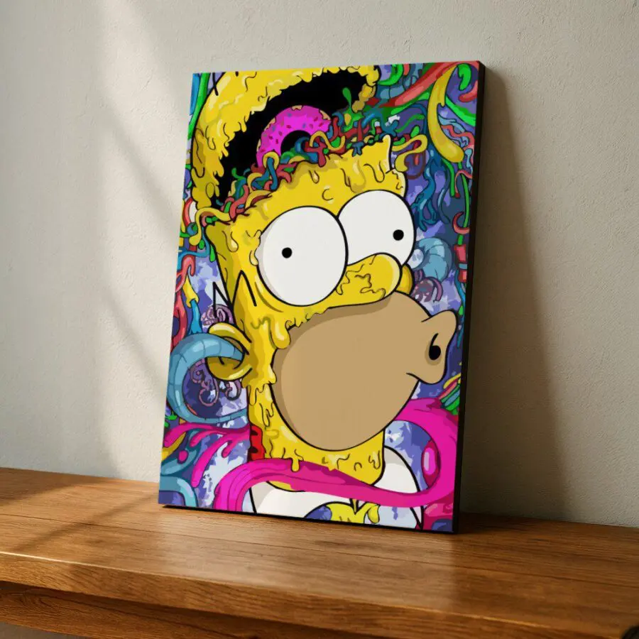Cuadro de Homero Simpson