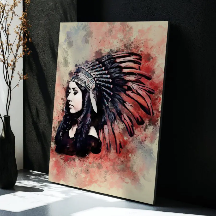 Cuadro de India Apache