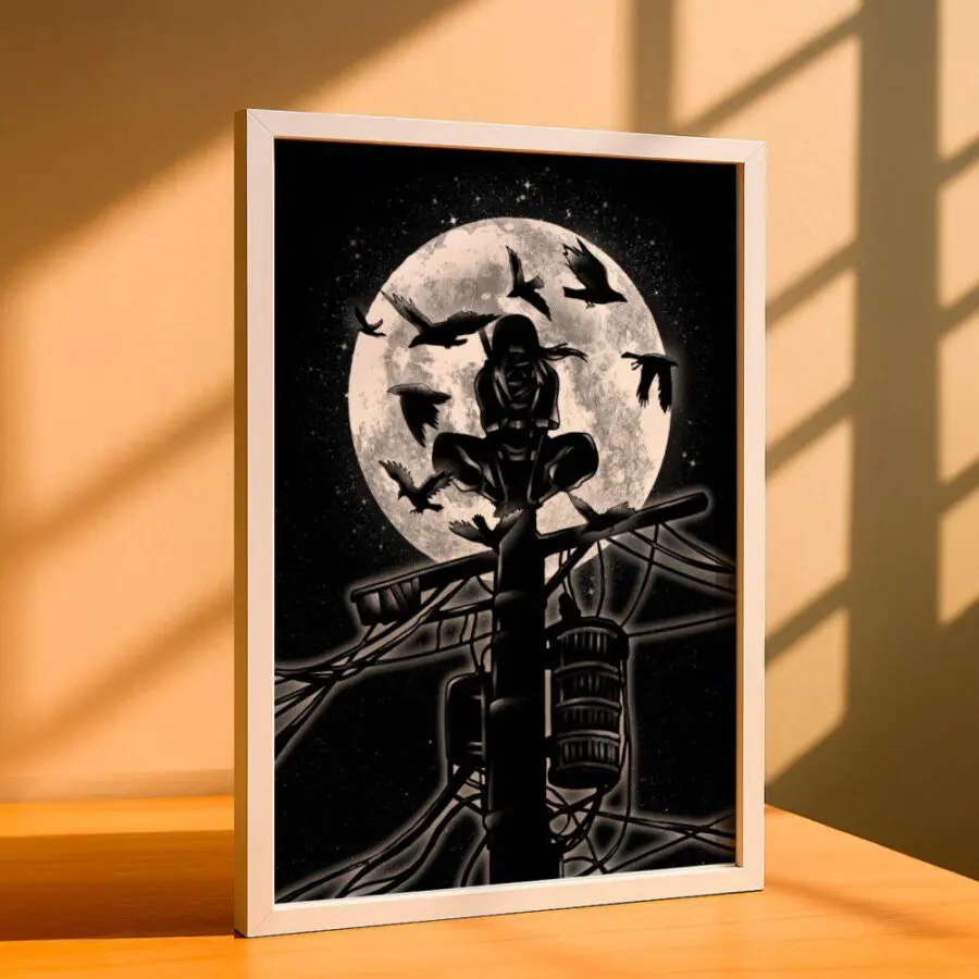 Cuadro de Itachi Uchiha