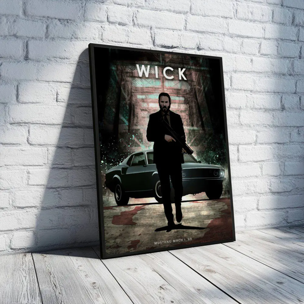 Cuadro de John Wick's Mustang - Imagen 5