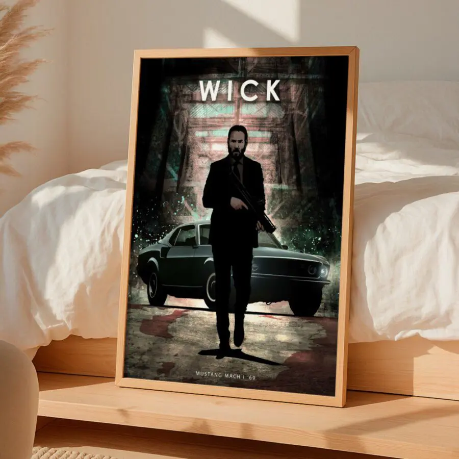 Cuadro de John Wick's Mustang