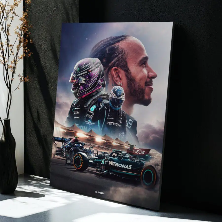 Cuadro de Lewis Hamilton