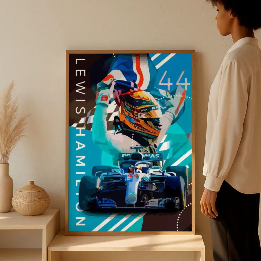 Cuadro de Lewis Hamilton
