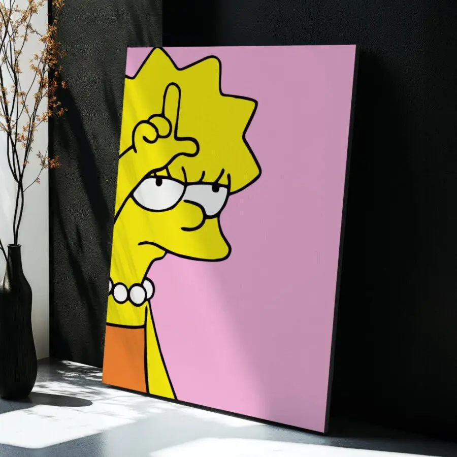 Cuadro de Lisa Simpson