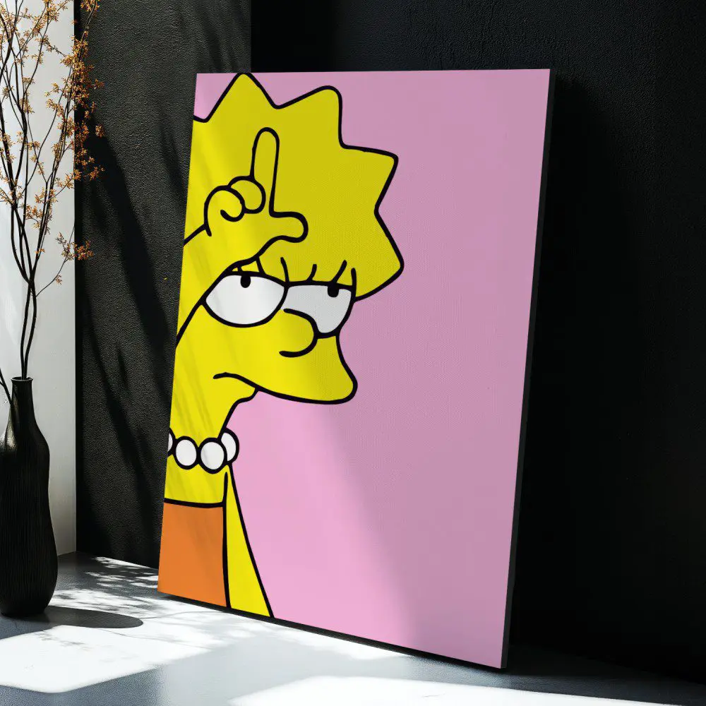 Cuadro de Lisa Simpson