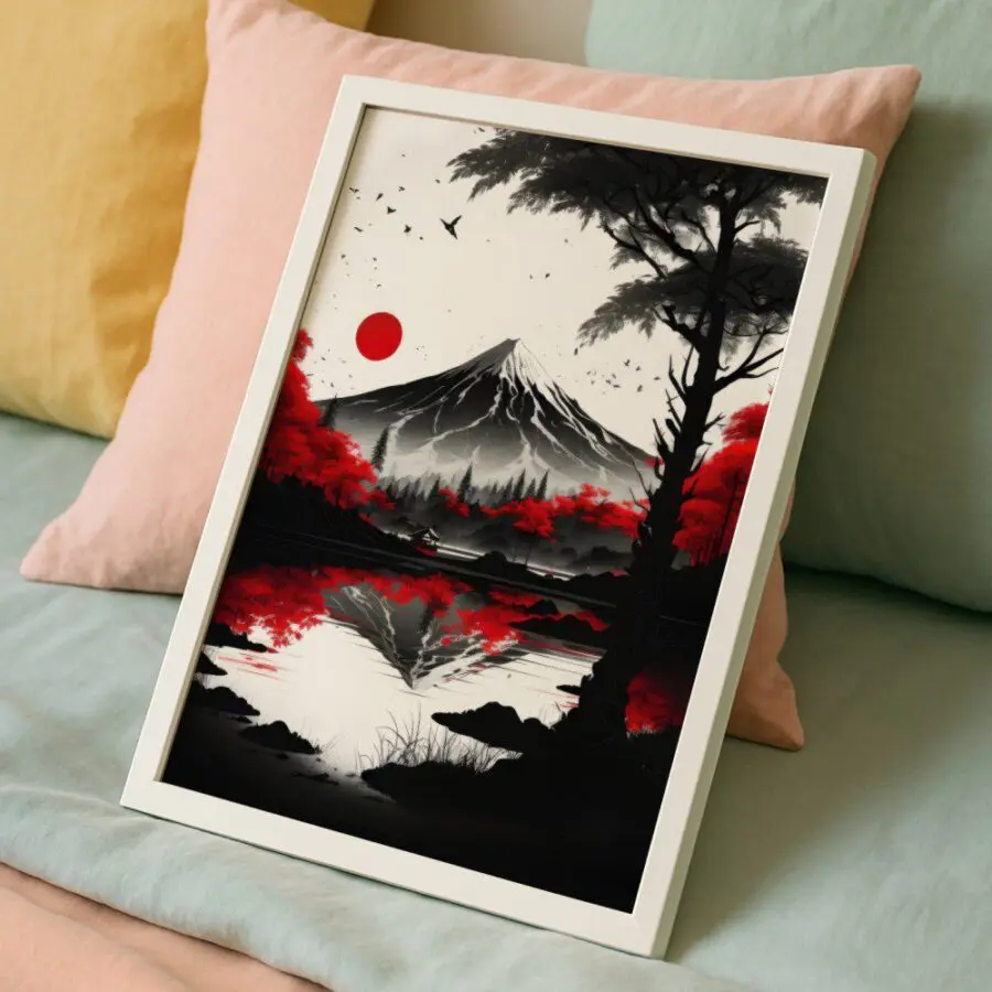 Cuadro de Naturaleza Japonesa