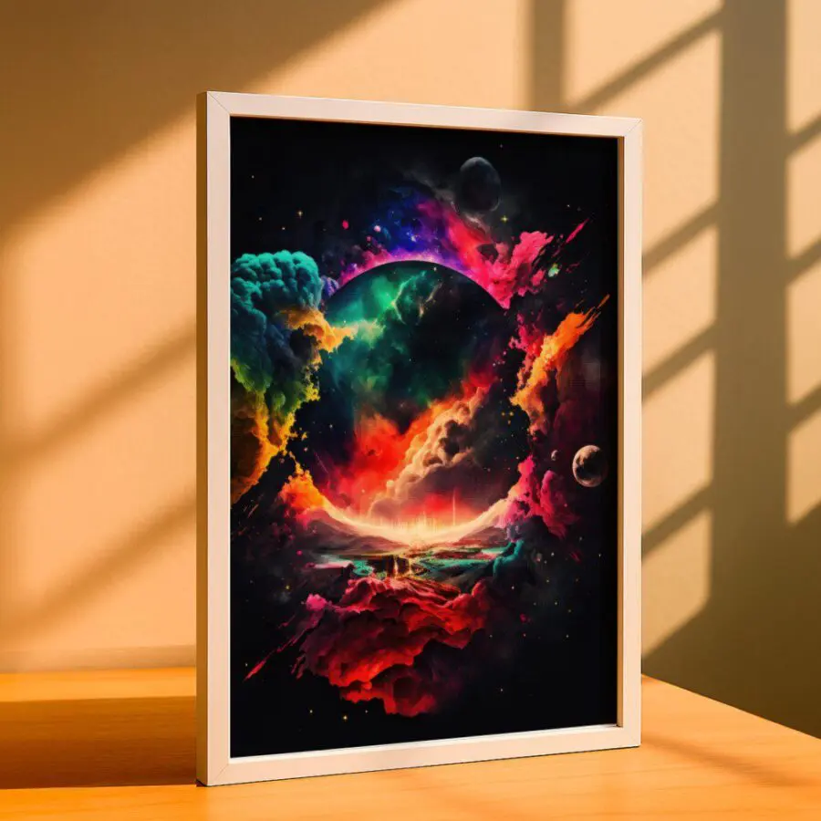 Cuadro de Planeta Naciente