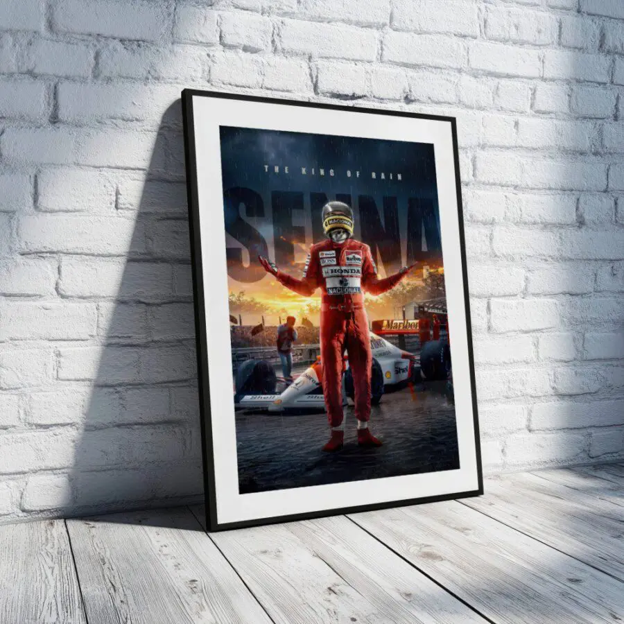 Cuadro de Ayrton Senna