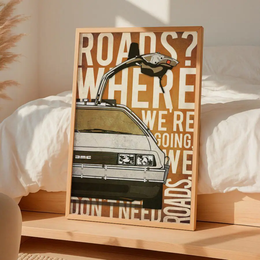 Cuadro de Volver al Futuro