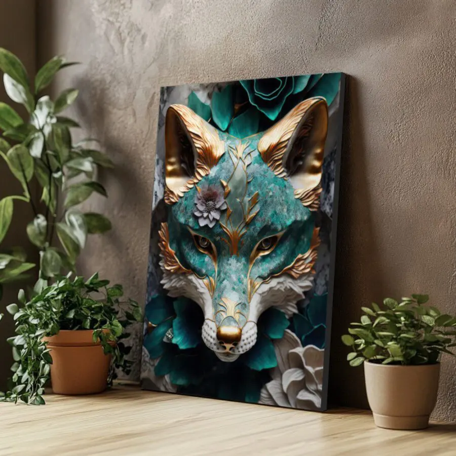 Cuadro de Zorro de Jade