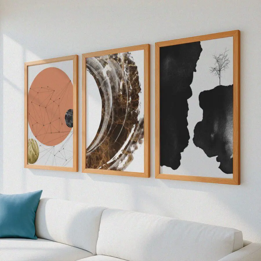 Mural Tríptico Cosmic Connections