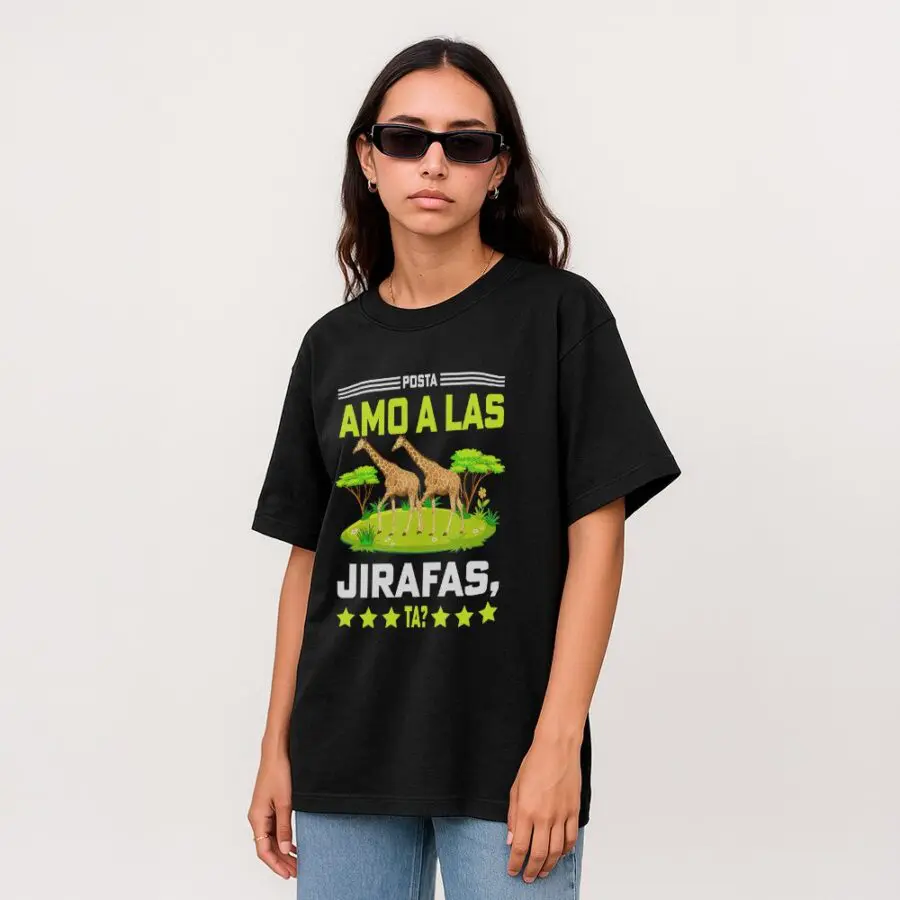 Remera Amo a Las Jirafas