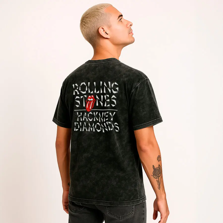 Remera Acid Wash Rolling Stones - Hackney Diamonds