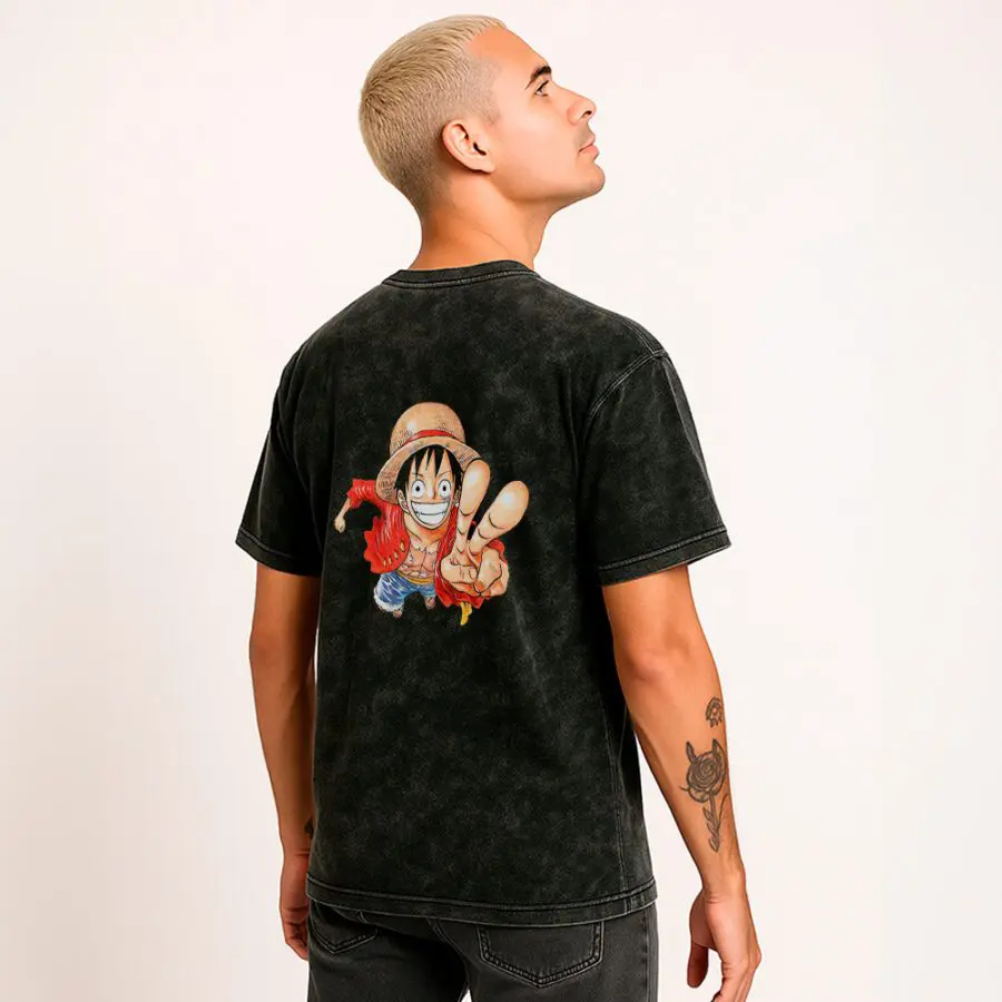 Remera Acid Wash One Piece