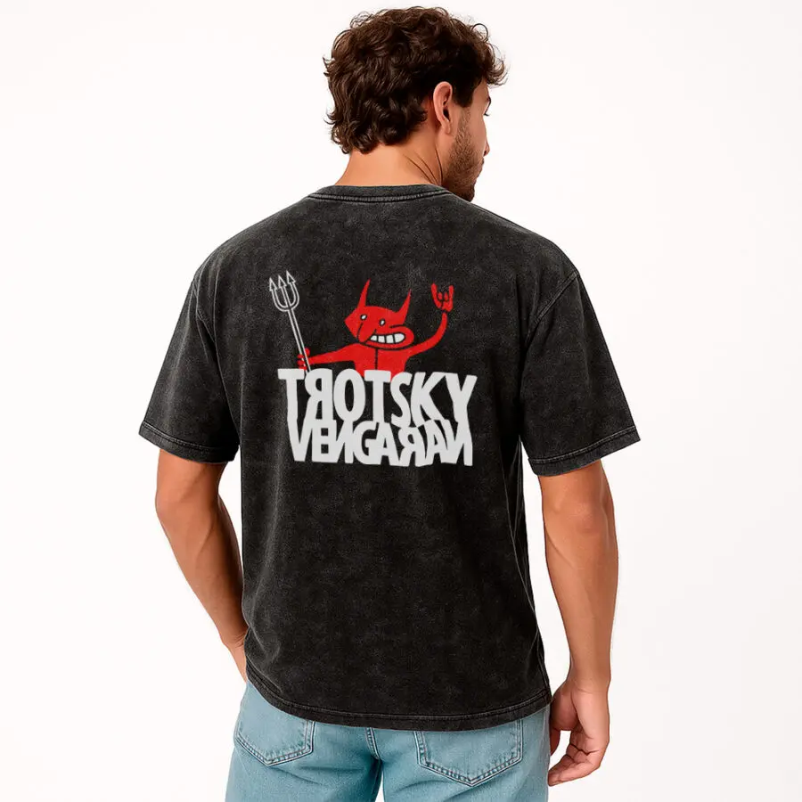 Remera Acid Wash Trotsky Vengaran