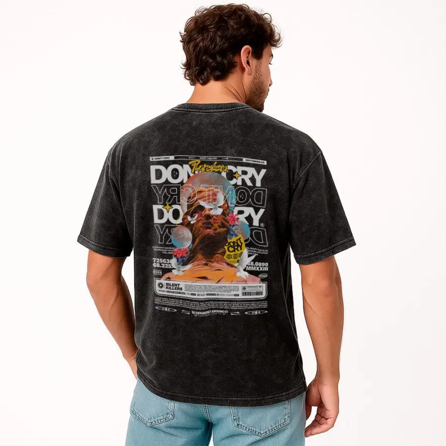 Remera Wash Don't Cry