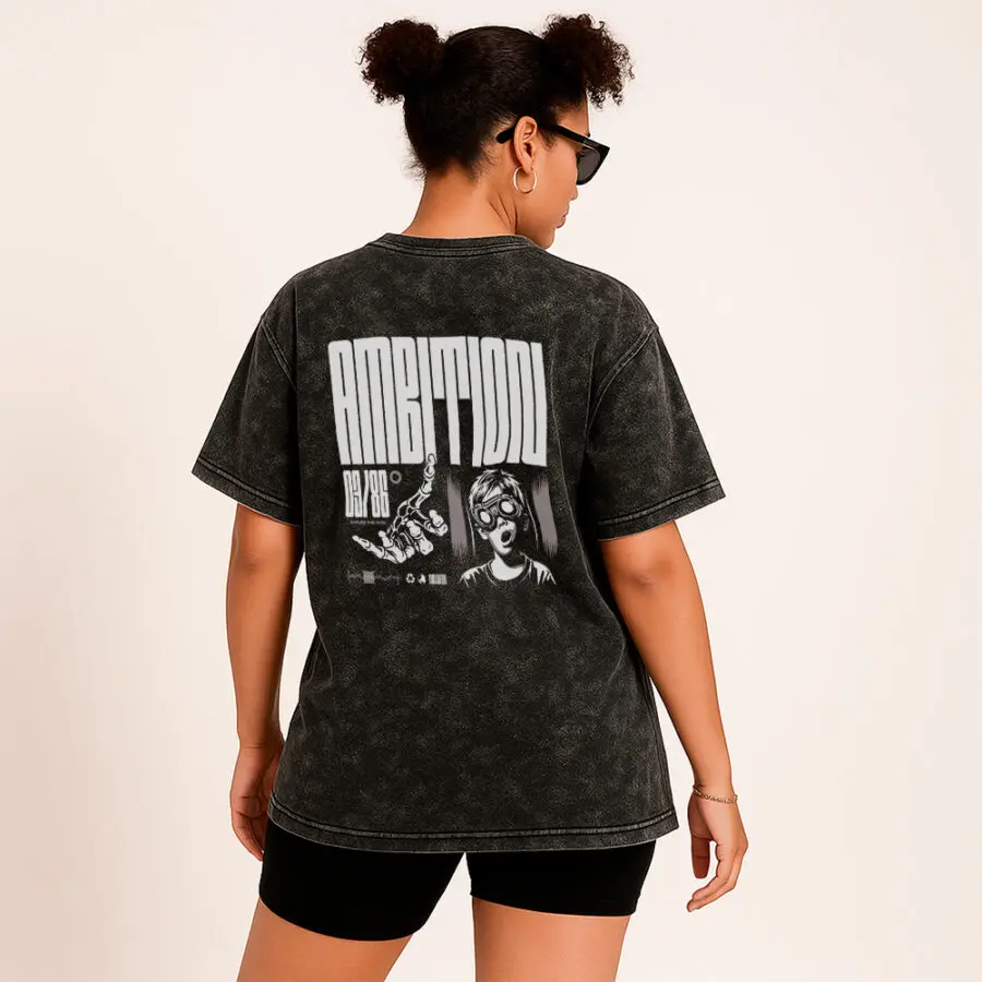 Remera Acid Wash Ambition