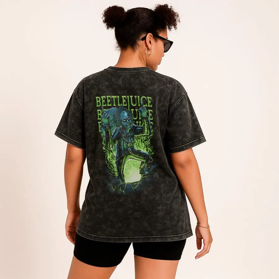 Remera Wash Beetlejuice